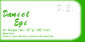 daniel egi business card